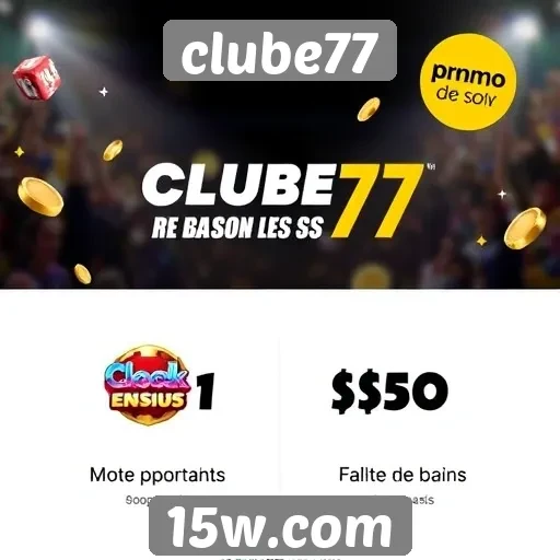 Promoções de bônus no Clube77 atraem novos jogadores